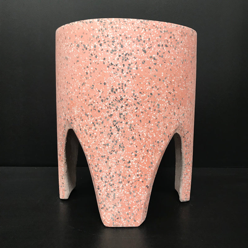 Pink Terrazzo Toothed Side Table Razzino Outdoor Furniture Adelaide