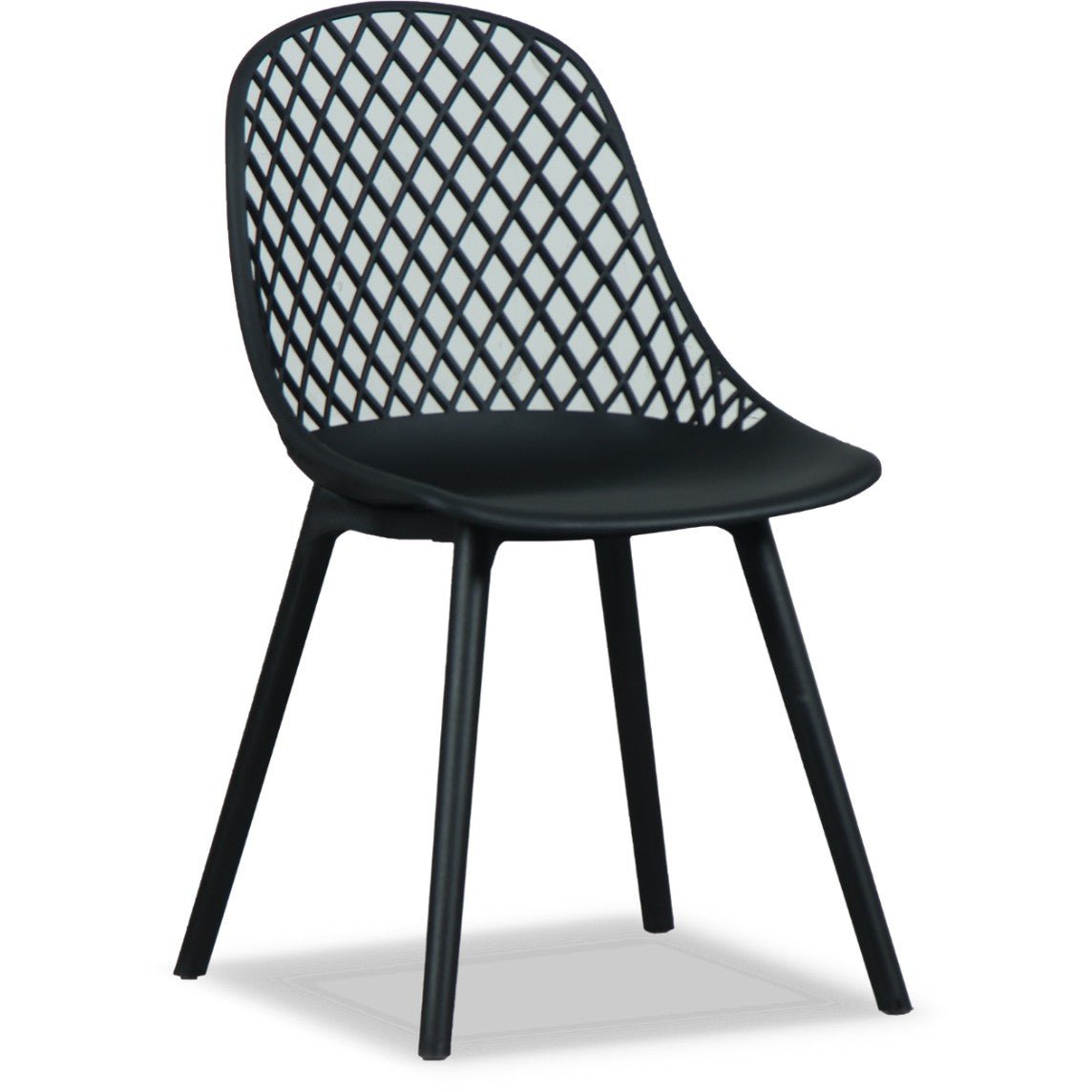 Roma Resin Outdoor Chair - Black