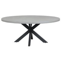 Round Cement Dining Table 1500mm