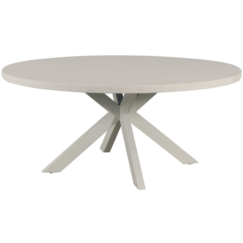 Round Terrazzo Look Cement Dining Table 1700mm