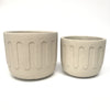 Sandy Concrete Drip Pot - Beige (Small or Medium) - Razzino Furniture