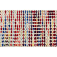 Skandi - Multicolour Woven Grid Wool Rug - Razzino Furniture