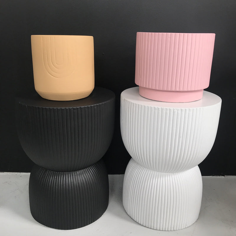 Concrete pot Pink Cylinder large – Legitamaterials